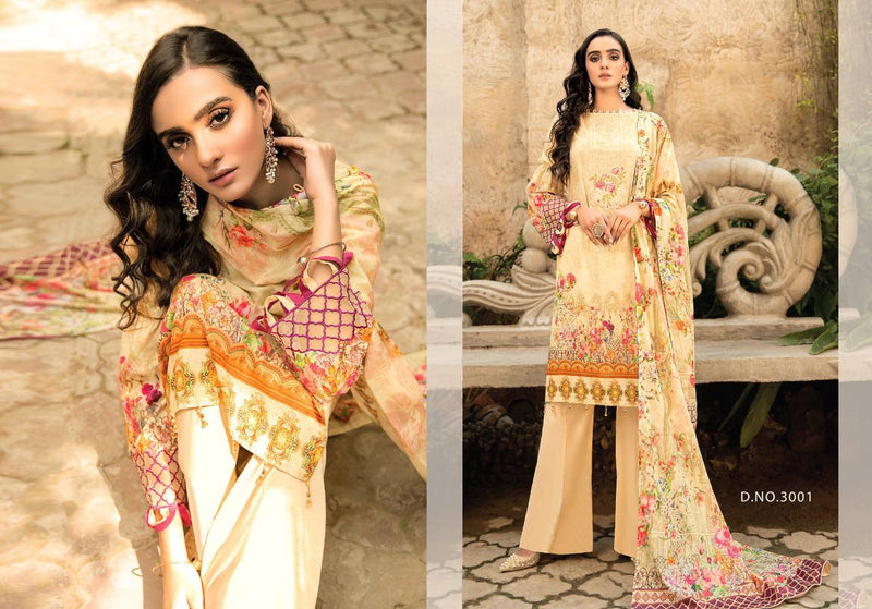 Yashika Trendz Presents By Mahnoor Vol 3 Pure Lawn Print Digital Printed Casual Wear Salwar Suit