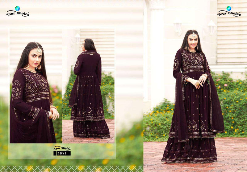 Your Choice Biba Blooming Georgette Designer Wear Salwar Kameez
