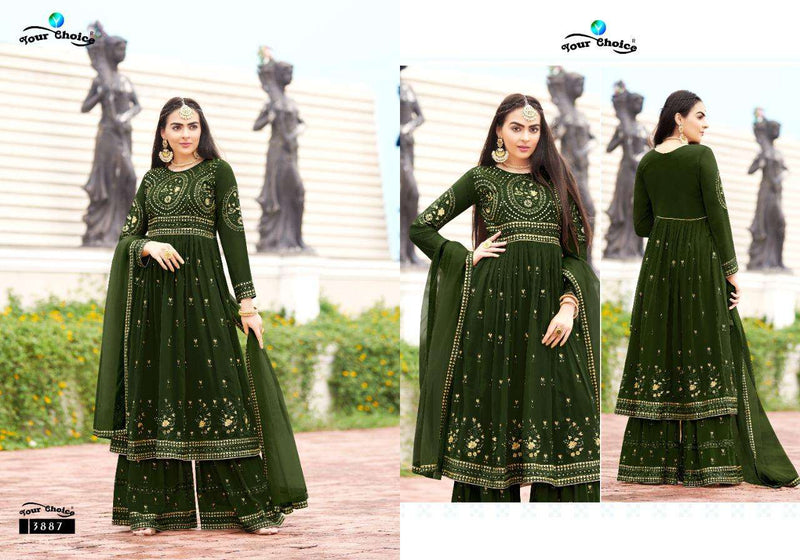Your Choice Biba Blooming Georgette Designer Wear Salwar Kameez