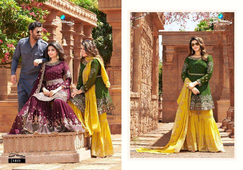 Your Choice By Zyraa Georgette With Heavy Embroidery Work Fancy Party Wear Salwar Suit Collection