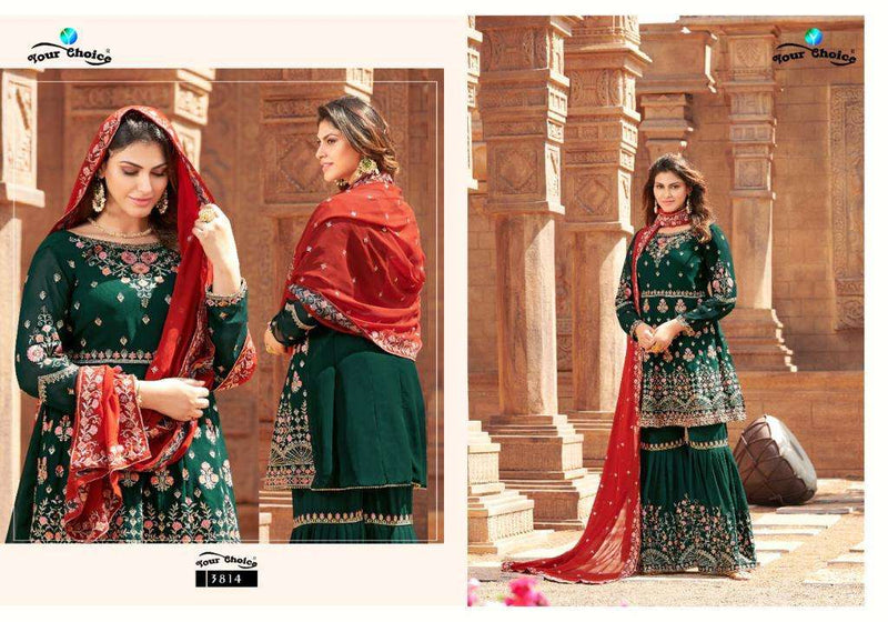 Your Choice By Zyraa Georgette With Heavy Embroidery Work Fancy Party Wear Salwar Suit Collection