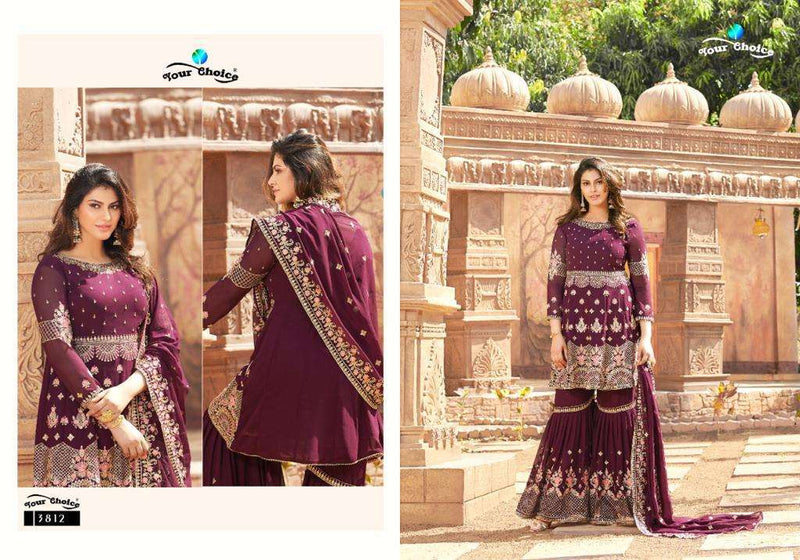 Your Choice By Zyraa Georgette With Heavy Embroidery Work Fancy Party Wear Salwar Suit Collection