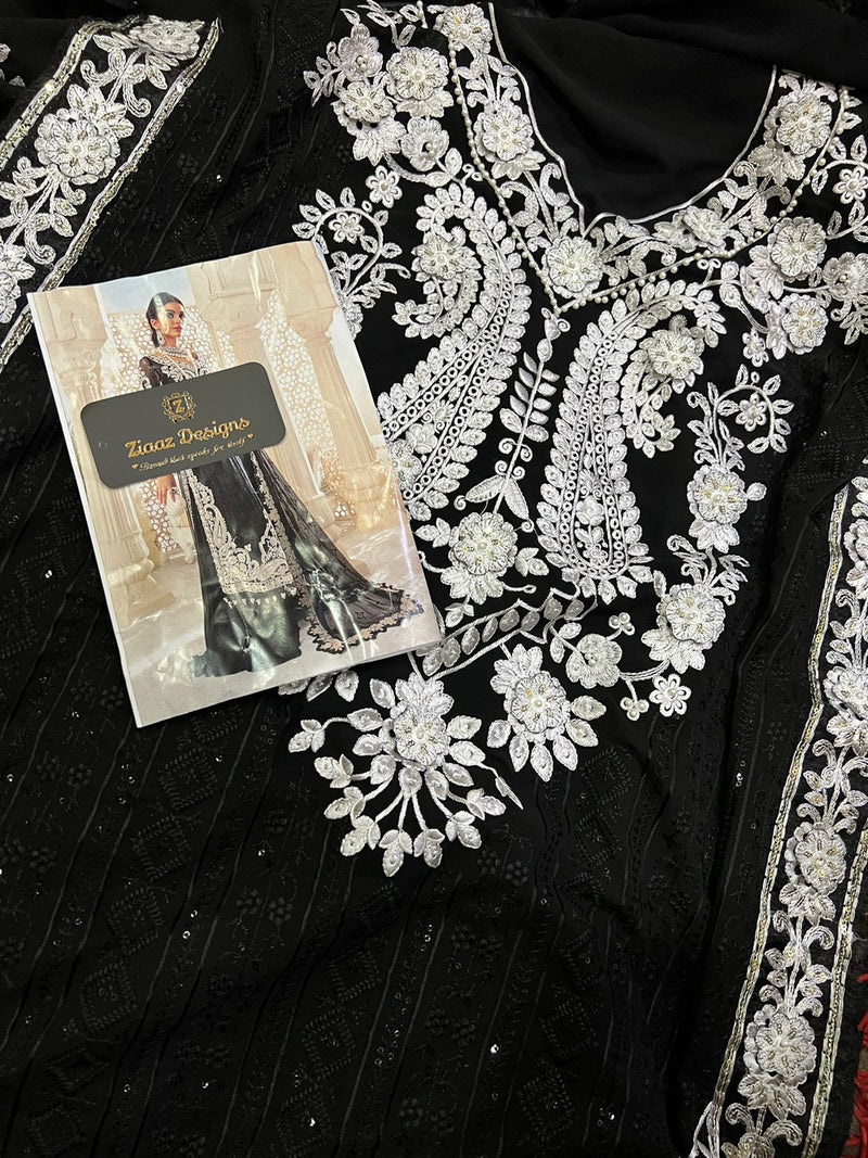 Ziaaz Z Series Vol 19 Georgette With Heavy Embroidery Work Stylish Designer Pakistani Party Wear Salwar Kameez