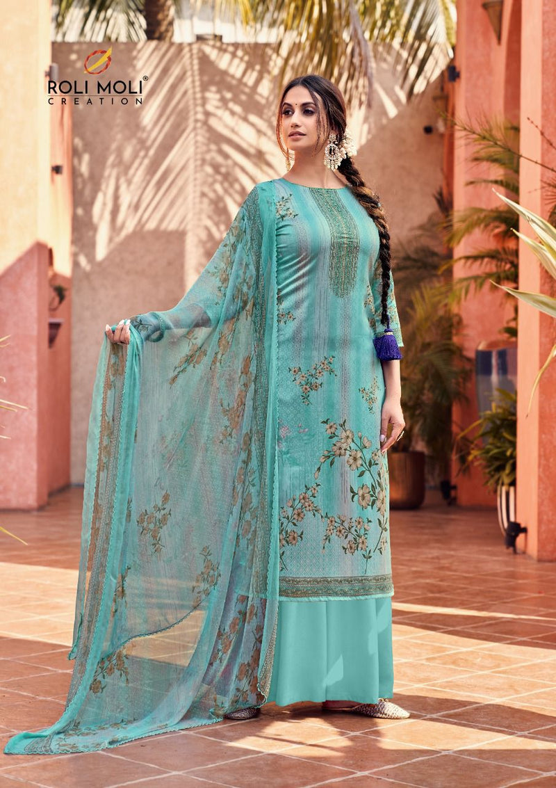 Roli Moli Creation Zaara Jam Cottom Party Wear Salwar Kameez With Digital Print