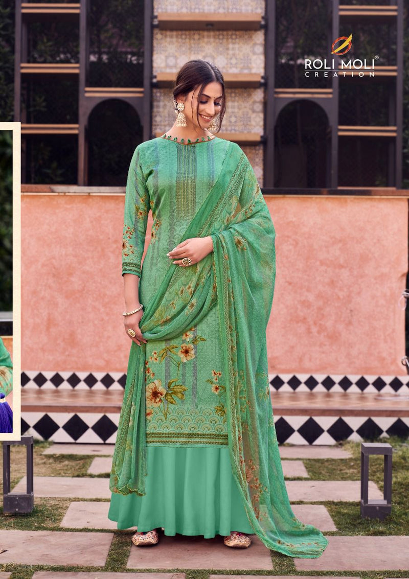 Roli Moli Creation Zaara Jam Cottom Party Wear Salwar Kameez With Digital Print