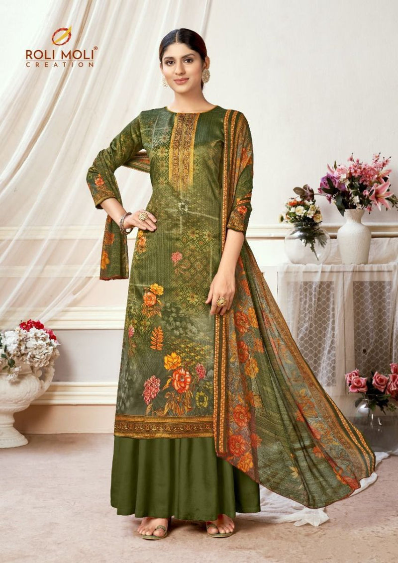 Roli Moli Creation Zaara Jam Cotton Fancy Digital Printed Festive Wear Salwar Suits