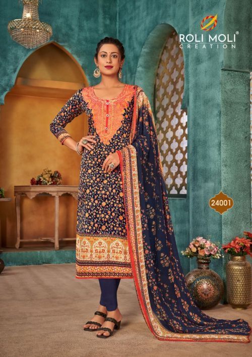 Roli Moli Creation Zara Vol 4 Jam Cotton Digital Printed Party Wear Salwar Suits