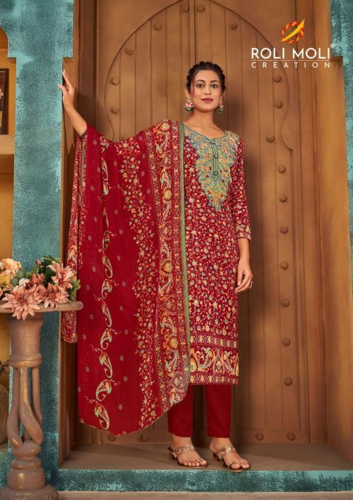 Roli Moli Creation Zara Vol 4 Jam Cotton Digital Printed Party Wear Salwar Suits