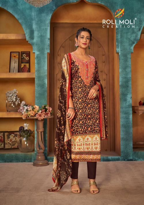 Roli Moli Creation Zara Vol 4 Jam Cotton Digital Printed Party Wear Salwar Suits