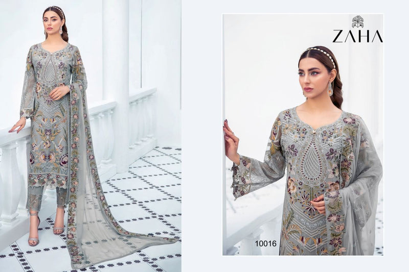 Zaha Ramsha Vol 1 Georgette Pakistani Style Wedding Wear Salwar Kameez With Heavy Embroidery