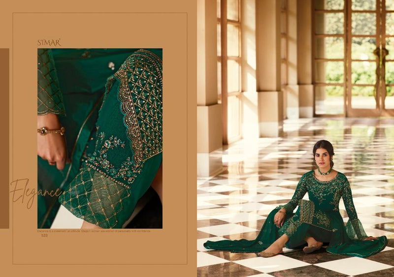 Simar Zaina Georgette Desiner Wear Stylish Salwar Suit