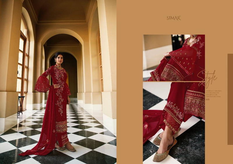 Simar Zaina Georgette Desiner Wear Stylish Salwar Suit