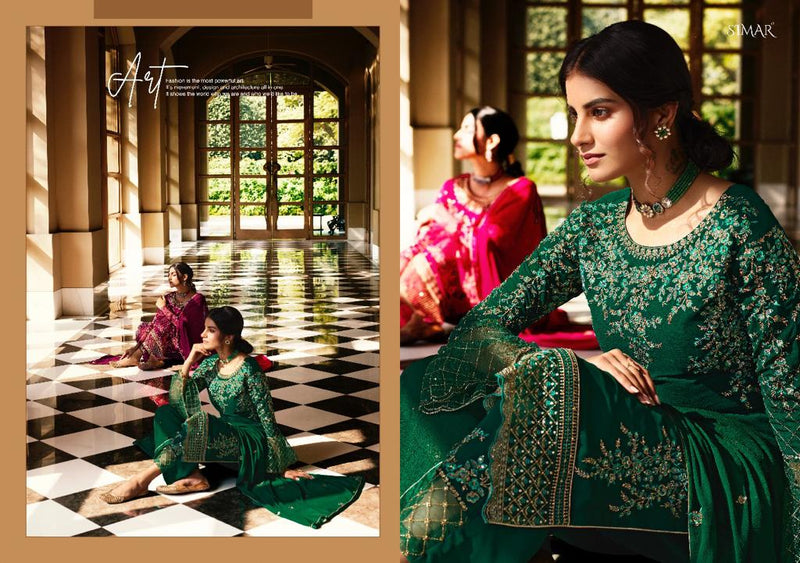 Simar Zaina Georgette Desiner Wear Stylish Salwar Suit