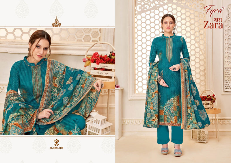 Fyra Zara Pashmina With Fancy Printed Work Stylish Designer Party Wear Salwar Kameez