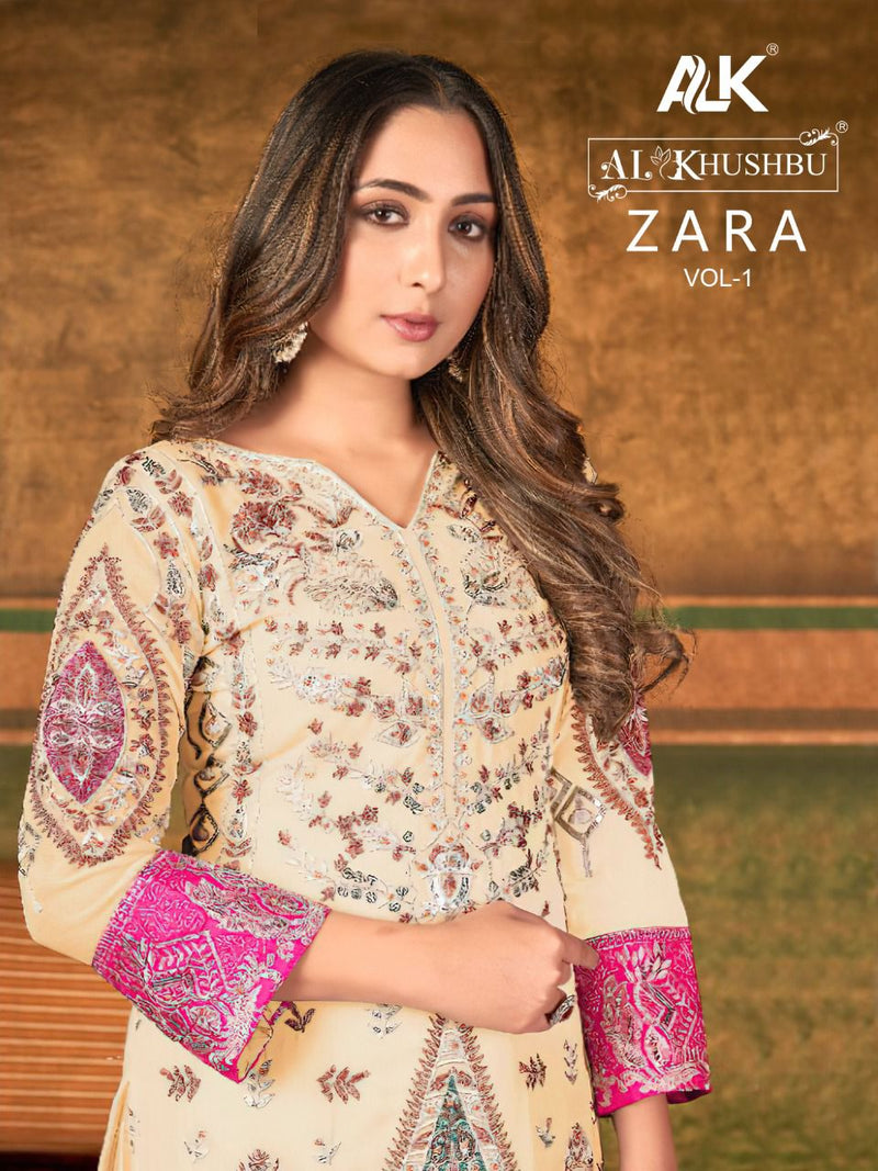 Al Khushbu Zara Vol 1 Georgette With Heavy Embroidery Work Stylish Designer Festive Wear Salwar Kameez