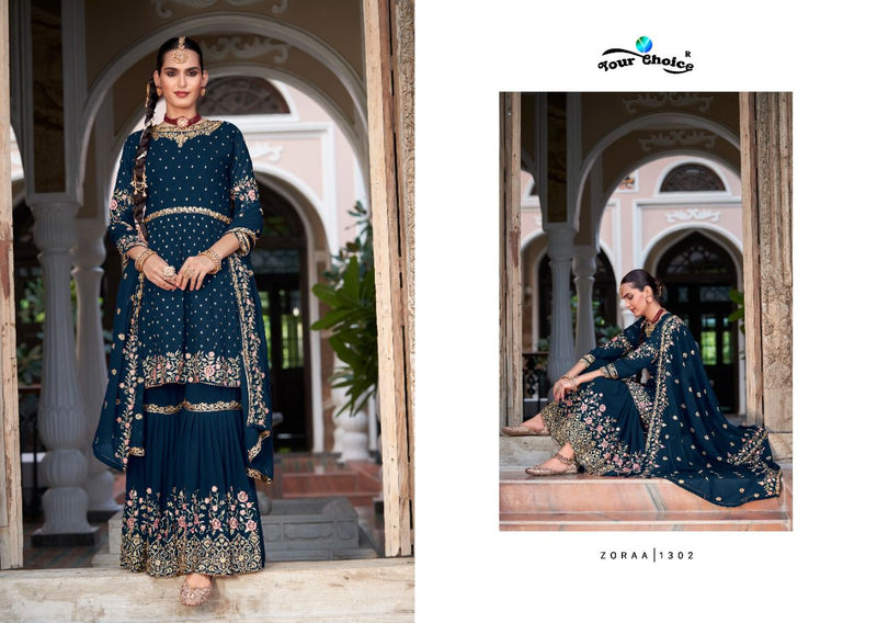Your Choice Zaraa Vol 13 Georgette Fancy Designer Partywear Salwar Kameez