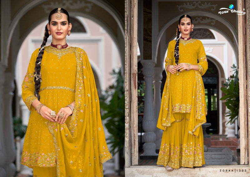 Your Choice Zaraa Vol 13 Georgette Fancy Designer Partywear Salwar Kameez