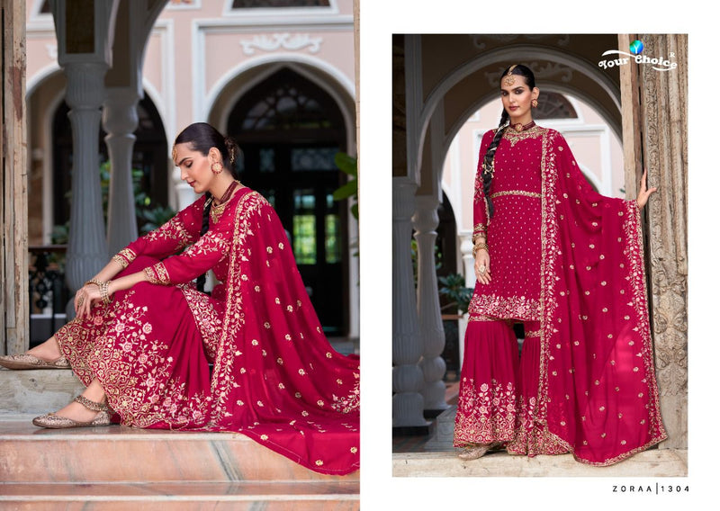 Your Choice Zaraa Vol 13 Georgette Fancy Designer Partywear Salwar Kameez