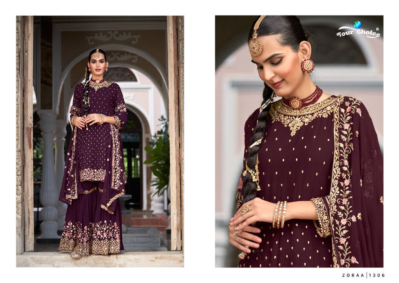 Your Choice Zaraa Vol 13 Georgette Fancy Designer Partywear Salwar Kameez