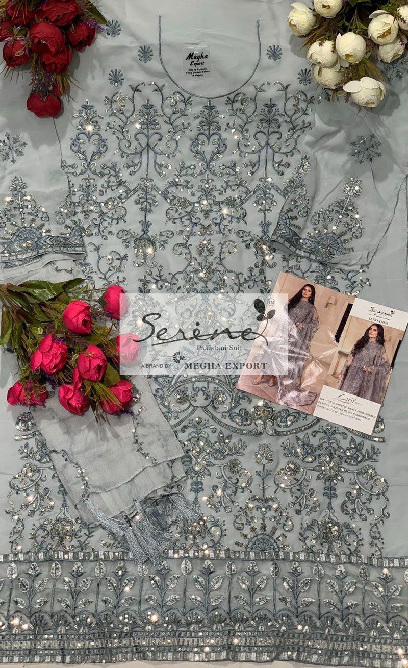 Serene Zarif Vol 2 Fox Georgette Designer Pakistani Style Party Wear Salwar Suits