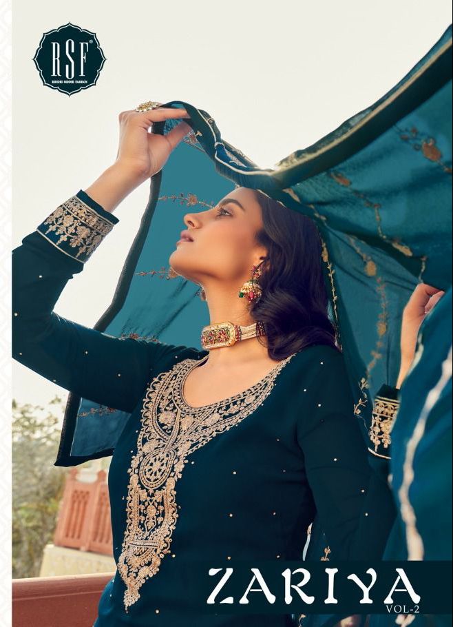 Rsf Zariya Vol 2 Georgette With Heavy Elegant Work Stylish Designer Festive Wear Salwar Kameez