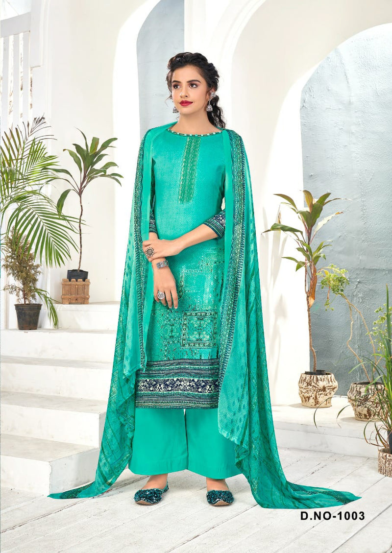 Skt Suits Zaveri Rayon Fancy Festive Wear Salwar Suits With Digital Print