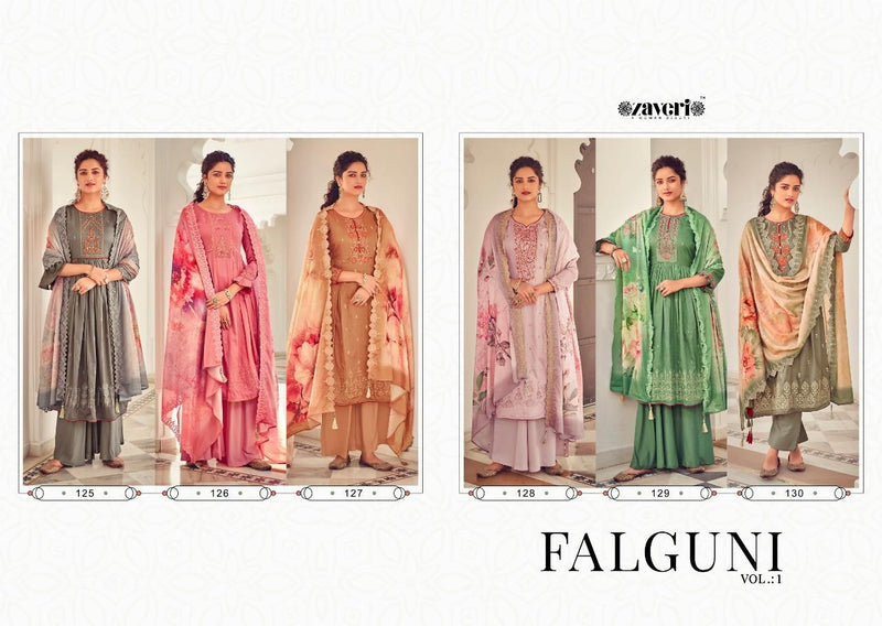 Zaveri Fashion Falguni Pure Jam cotoon Heavy embroidery work Salwar Kameez