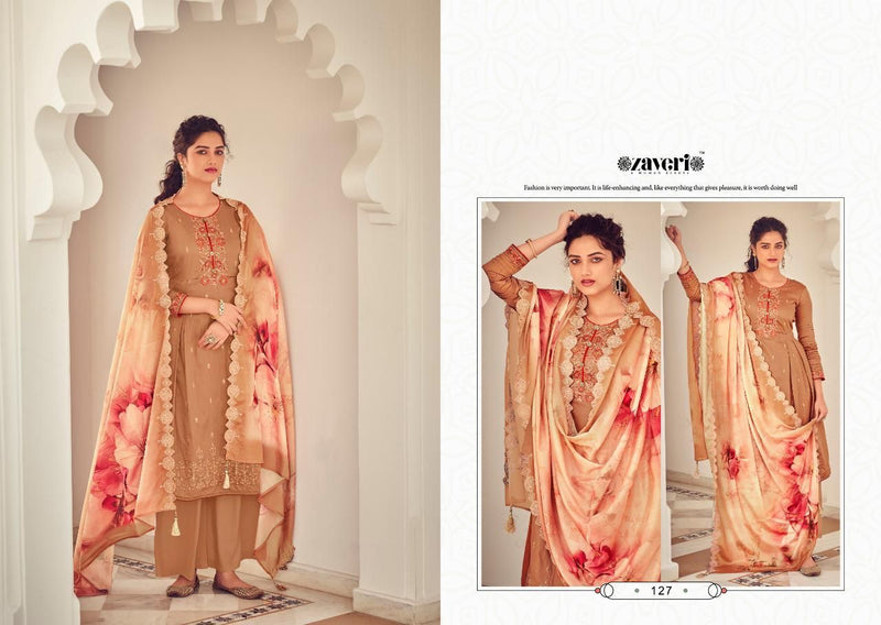 Zaveri Fashion Falguni Pure Jam cotoon Heavy embroidery work Salwar Kameez