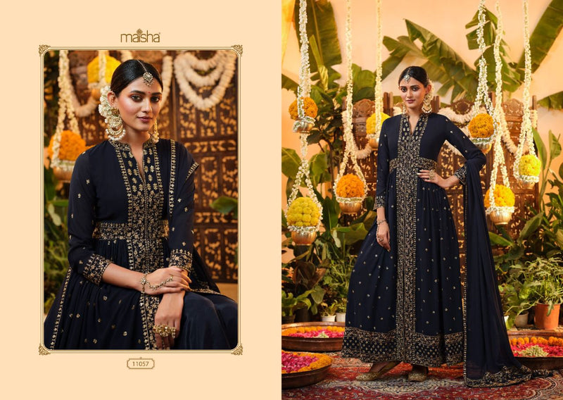 Maisha Zeynep Georgette Designer Wedding Wear Salwar Kameez