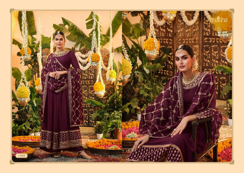Maisha Zeynep Georgette Designer Wedding Wear Salwar Kameez