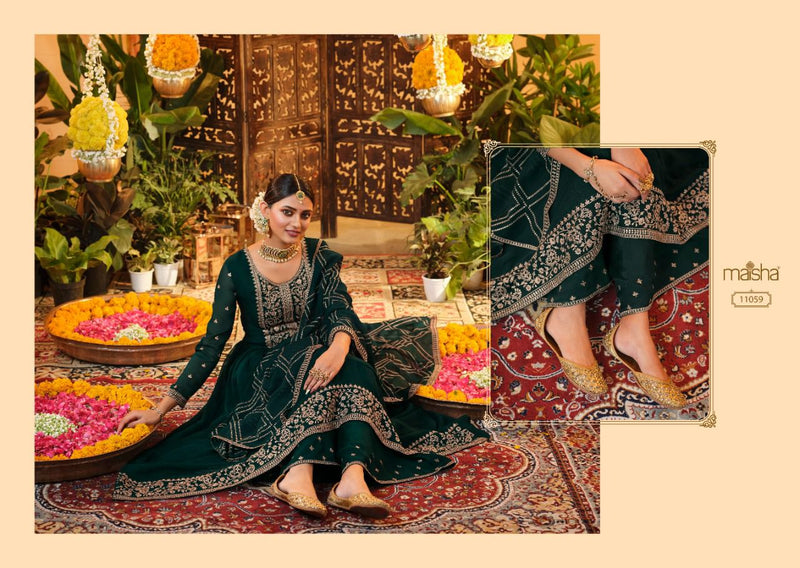 Maisha Zeynep Georgette Designer Wedding Wear Salwar Kameez