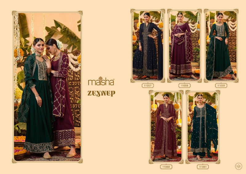 Maisha Zeynep Georgette Designer Wedding Wear Salwar Kameez