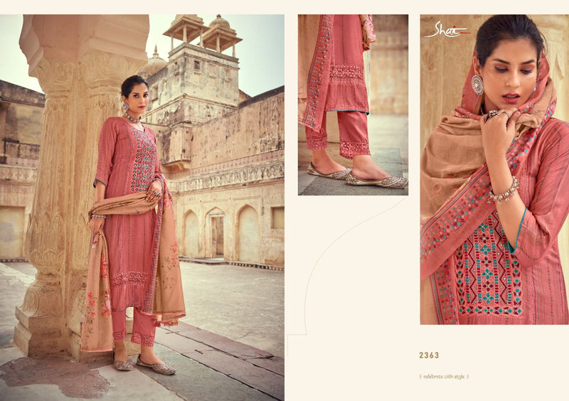 Jay Vijay Zohra Silk With Embroidery Work Stylish Designer Party Wear Salwar Kameez