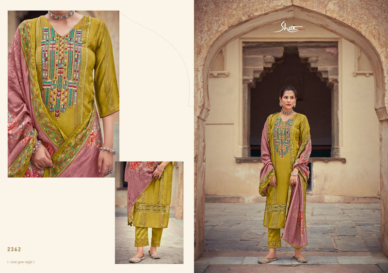 Jay Vijay Zohra Silk With Embroidery Work Stylish Designer Party Wear Salwar Kameez