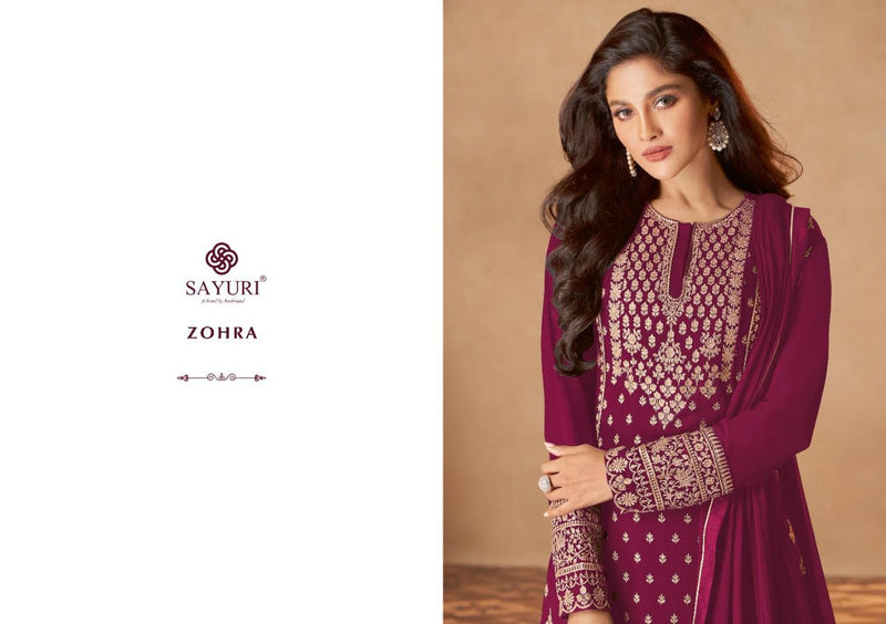 Sayuri Zohra Georgette Bridal Wear Salwar Suit