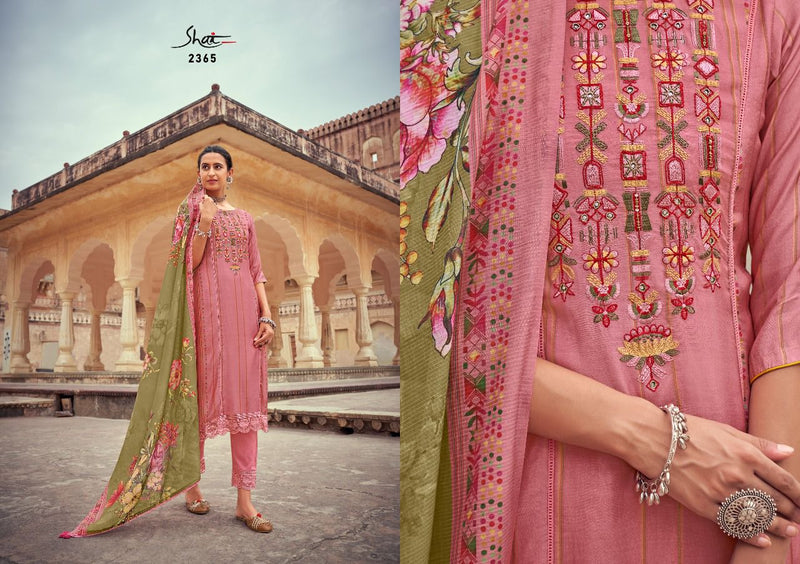 Jay Vijay Zohra Silk With Embroidery Work Stylish Designer Party Wear Salwar Kameez