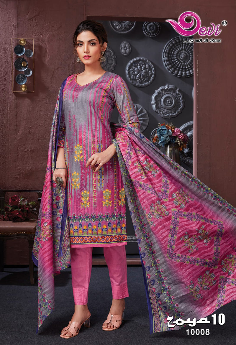 Devi Fashion Zoya Vol 10 Cotton Printed Designer Salwar Kameez