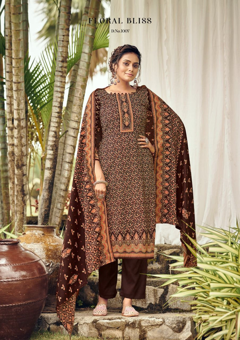 Roli Moli Creation Zubeda Pashmina With Heavy Printed Work Stylish Designer Festive Wear Salwar Kameez