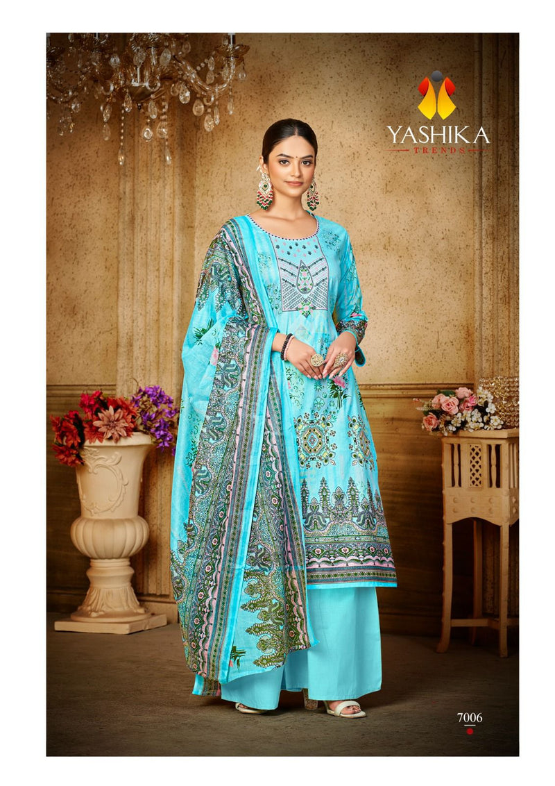 Yashika Trends Zulffat Vol 7 Pure Lawn Cotton Printed Designer Salwar Kameez
