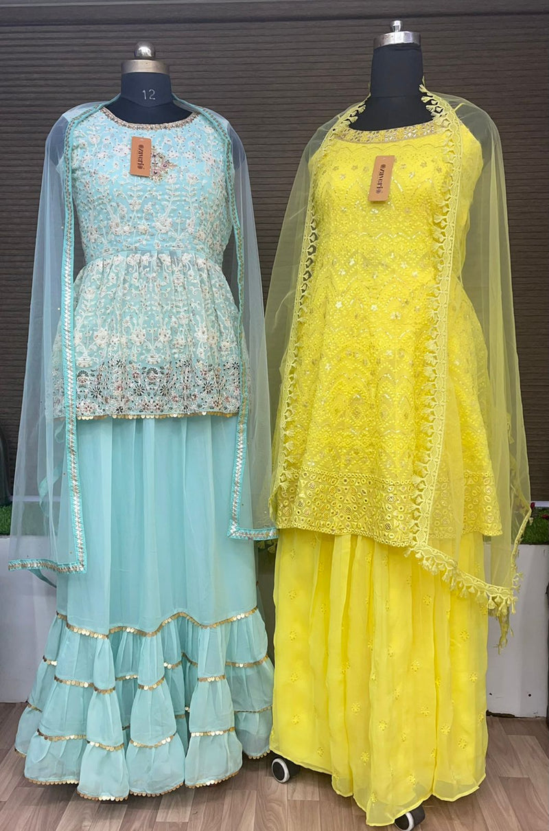 Zaveri Women Beauty Western Wear Vol 2 Pure Viscose Georgette Embroidery Work Kurti