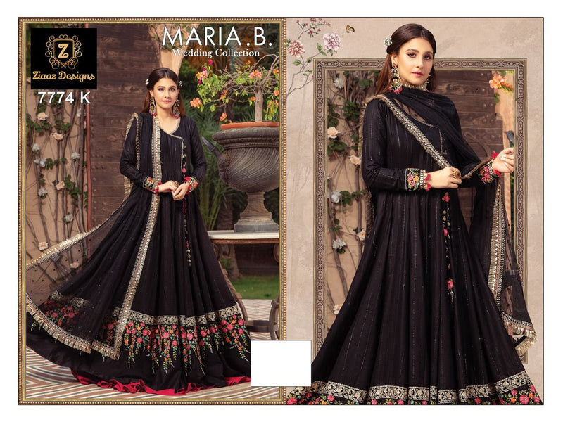 Ziaaz Designs Maria B Weadding Collection Embroidery Work