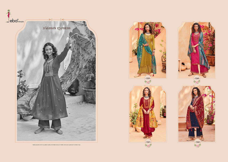 Zora By Eba Lifestyle Silk With Embroidery Work Fancy Casual Wear Pakistani Salwar Suits