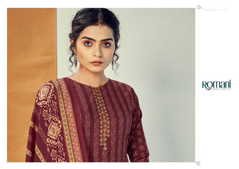 Zulfat Designer Suit Aarohi Pure Heavy Spun Digital Print Swaroski Work Salwar Kameez
