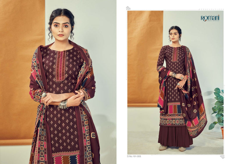 Zulfat Designer Suit Aarohi Pure Heavy Spun Digital Print Swaroski Work Salwar Kameez
