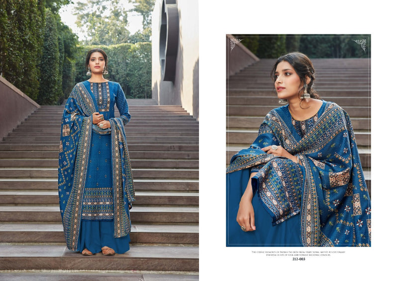 Zulfat Designer Suit Winter Breeze Vol 2 Pure Pashmina Digital Print Casual Wear Suit