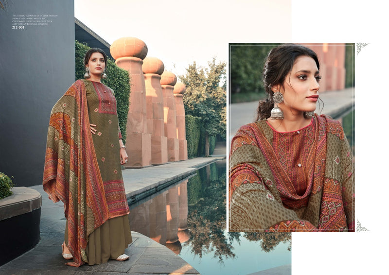 Zulfat Designer Suit Winter Breeze Vol 2 Pure Pashmina Digital Print Casual Wear Suit