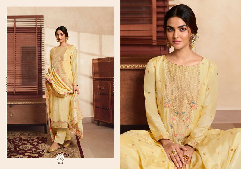 Zisa Charmy Adiva Muslin Meena Jacquard Embroidery Work Fancy Designer Festive Wear Salwar Kameez