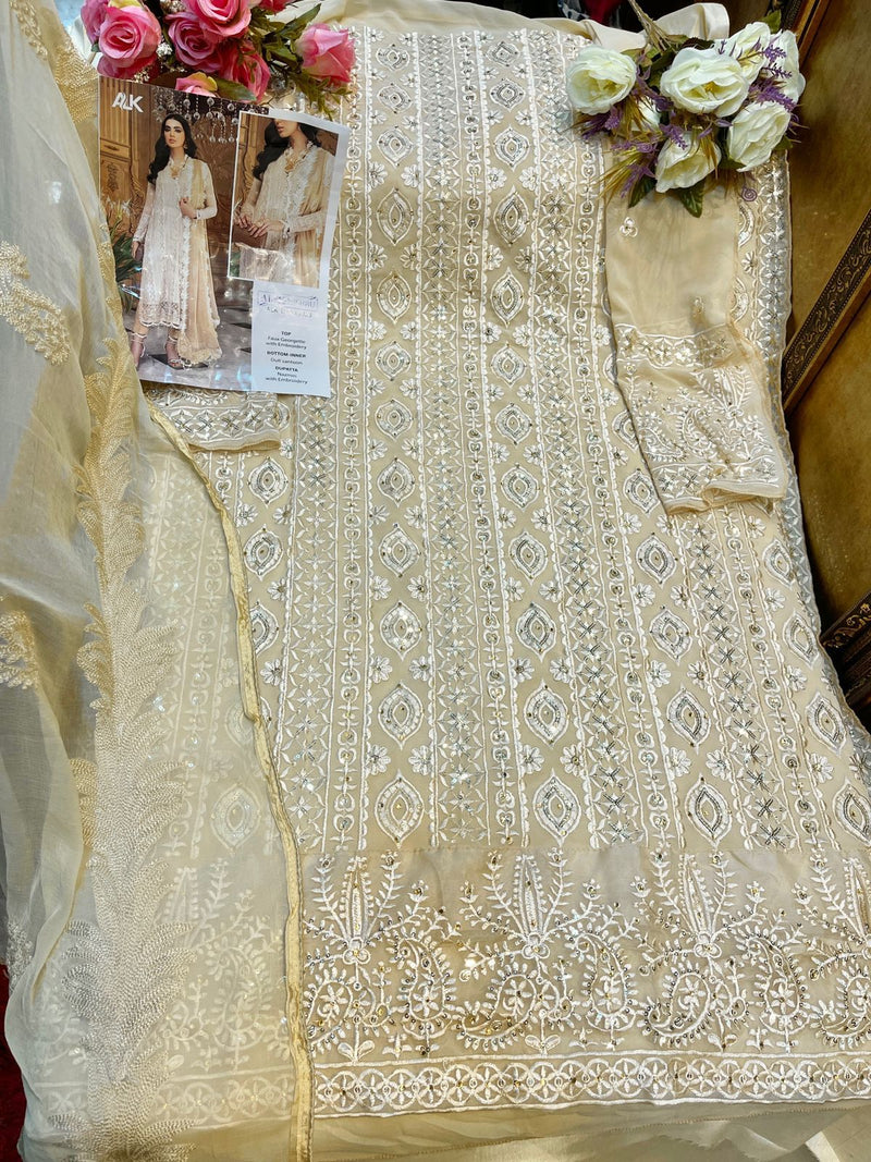 Al Khushbu Dno 1023 Georgette Stylish Designer Party Wear Pakistani Style Salwar Suit