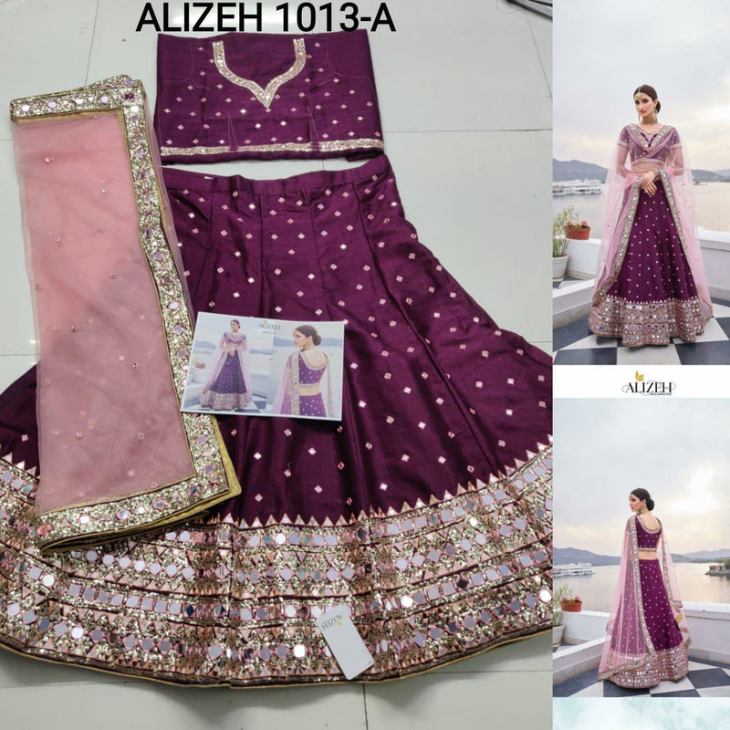 Alizeh Mirror Maze Fancy Stylish Designer Lehenga Collelion