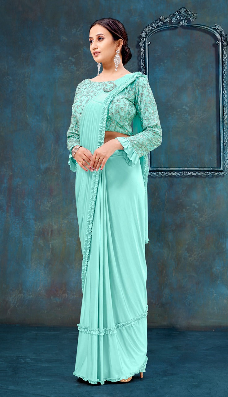 Amoha Trendz Dno 1015587 Imported Lyra Stylish Designer Party Wear Gorgeous Look Saree